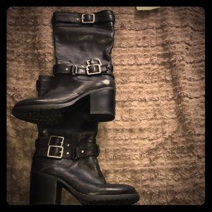Black leather Jessica Simpson boots